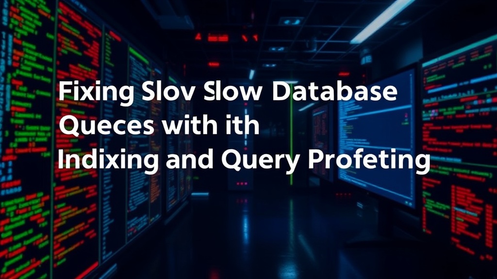 Fixing Slow Database Queries with Indexing and Query Profiling