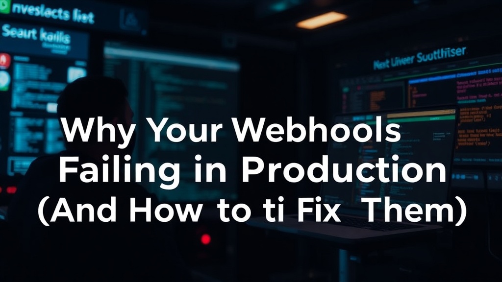 Why Your Webhooks Keep Failing in Production (And How to Fix Them)