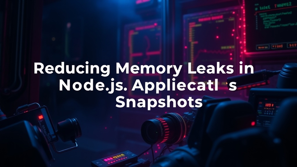 Reducing Memory Leaks in Node.js Applications via Heap Snapshots