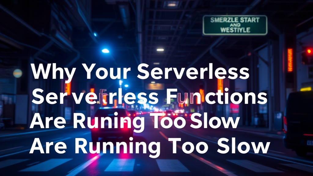 Why Your Serverless Functions Are Running Too Slow