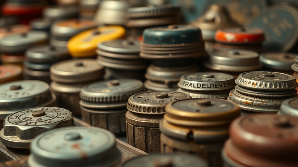 Spotting Authentic Vintage Metal Caps in Estate Sales