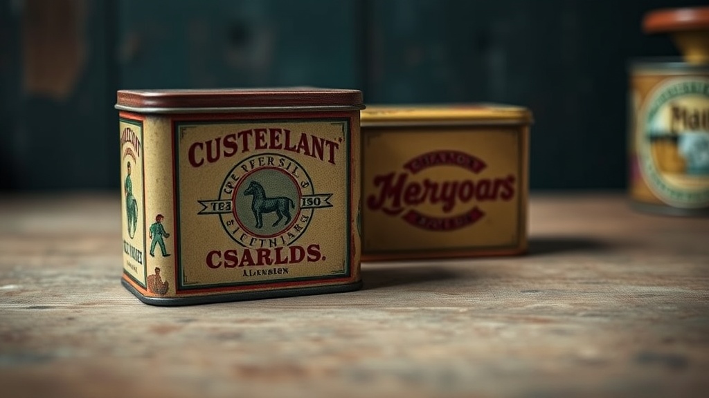 What Do Those Tiny Stamps on Old Advertising Tins Really Mean?