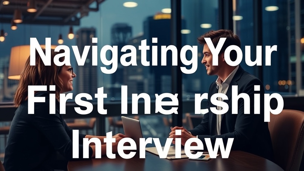 Navigating Your First Internship Interview