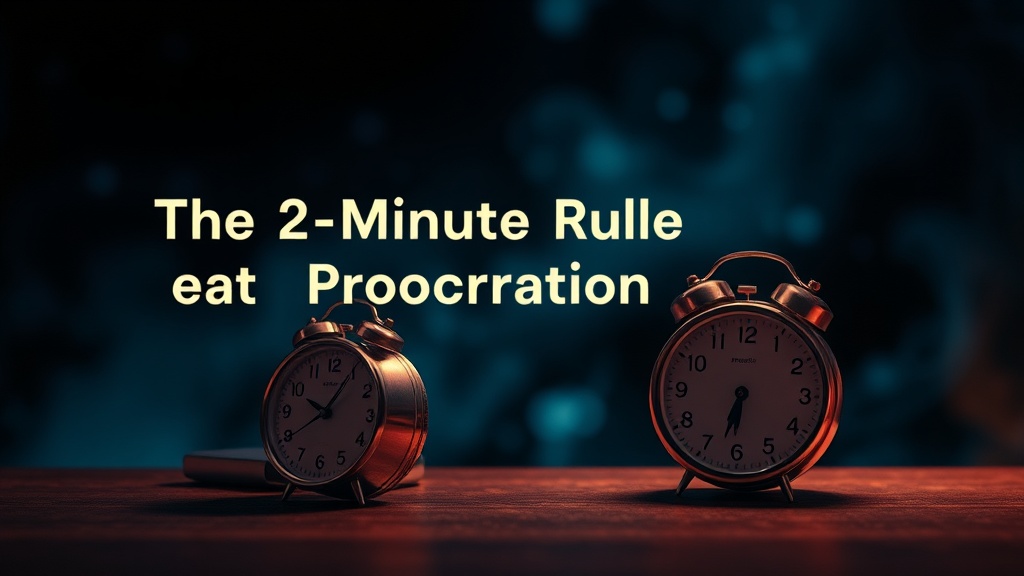 The 2-Minute Rule: Beat Procrastination Starting Today