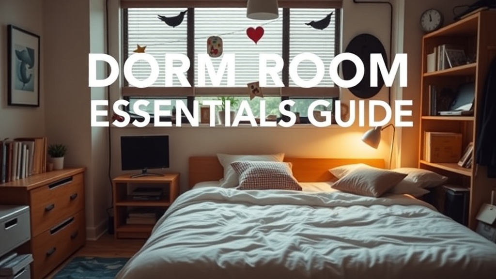 The Ultimate Dorm Room Essentials Guide for College Freshmen