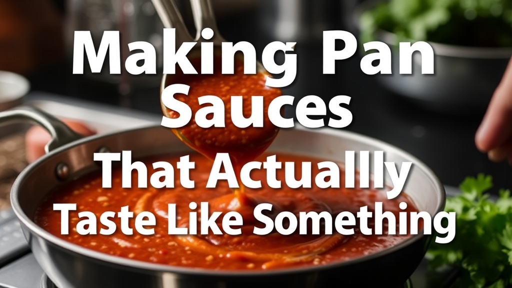 Making Pan Sauces That Actually Taste Like Something