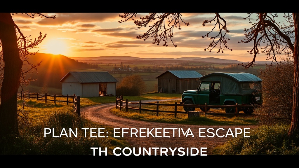 Plan the Perfect Weekend Escape to the Countryside