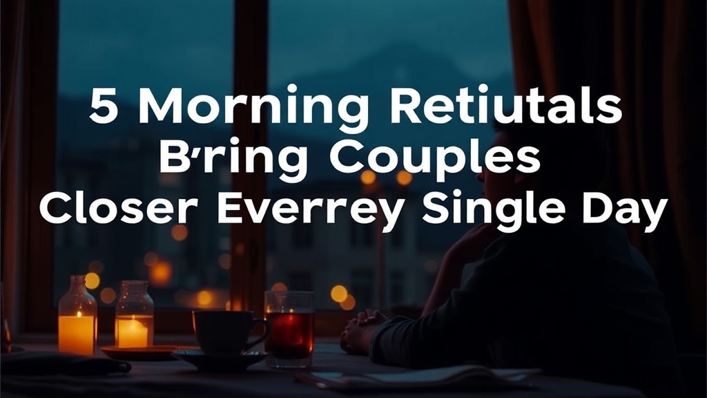 5 Morning Rituals That Bring Couples Closer Every Single Day