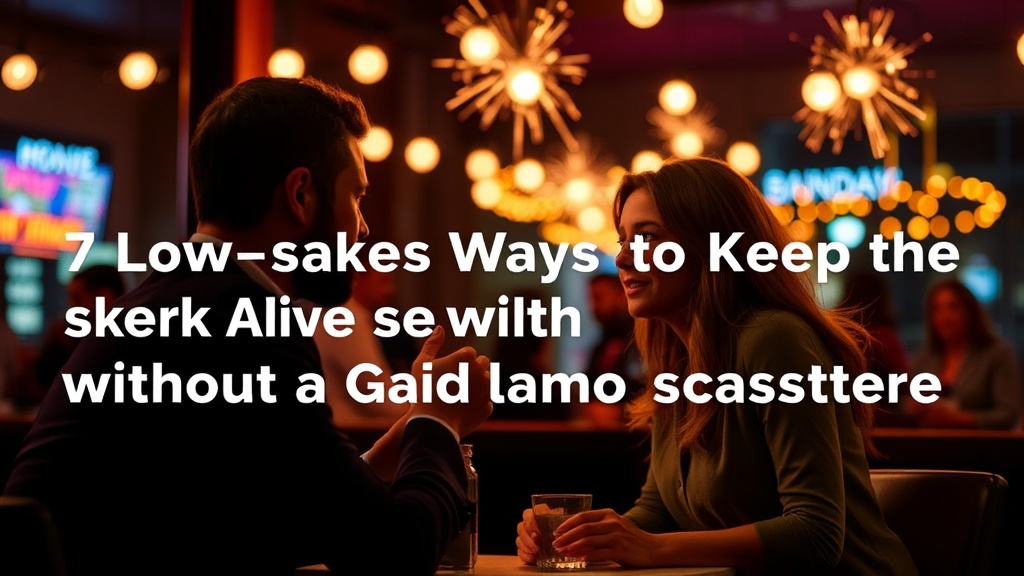 7 Low-Stakes Ways to Keep the Spark Alive Without a Grand Gesture