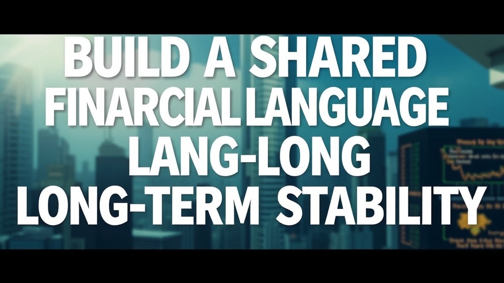 Build a Shared Financial Language for Long-Term Stability