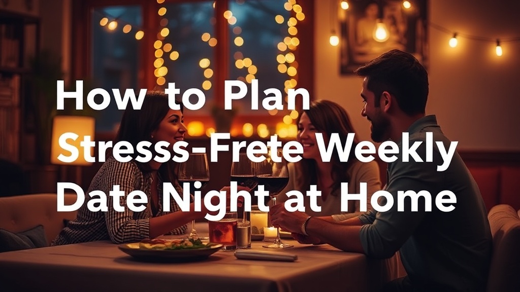 How to Plan a Stress-Free Weekly Date Night at Home