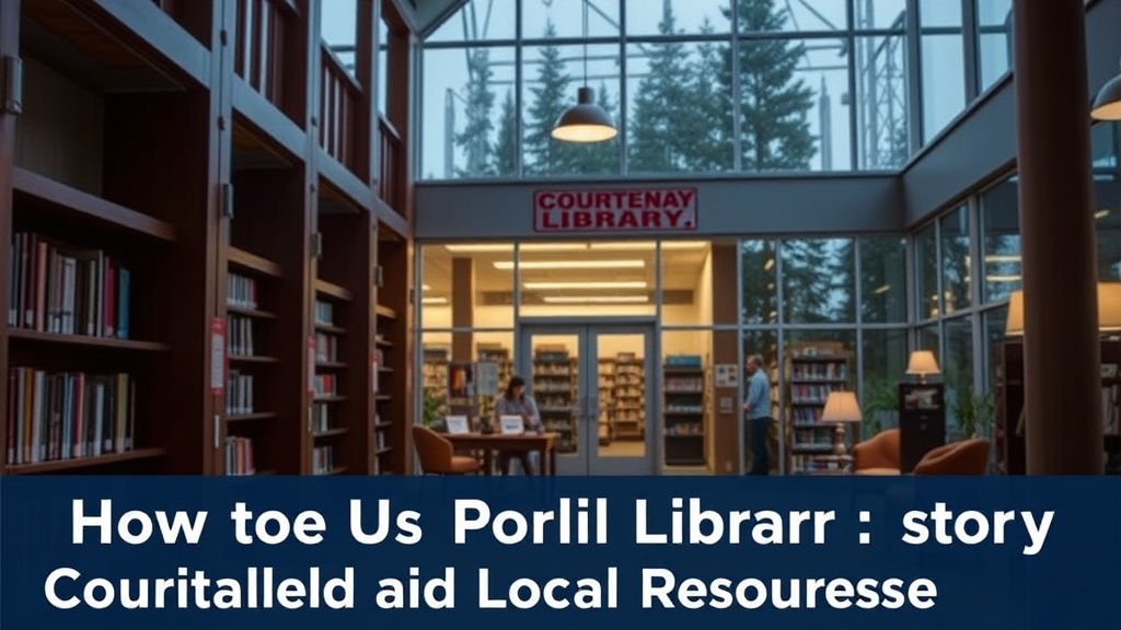 How to Use the Courtenay Public Library and Local Resources