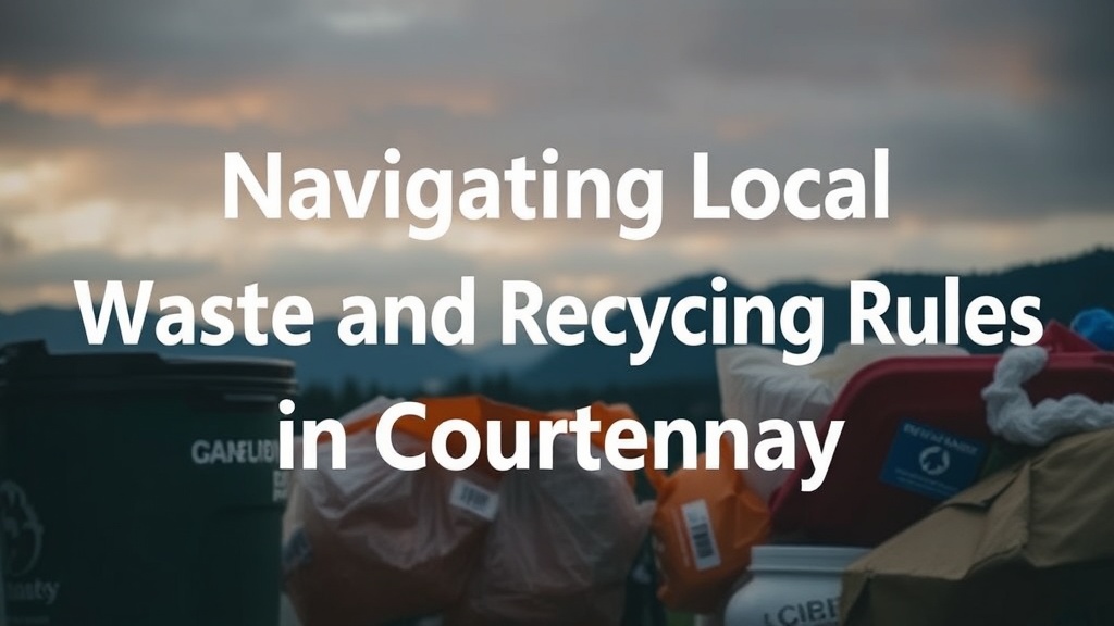 Navigating Local Waste and Recycling Rules in Courtenay