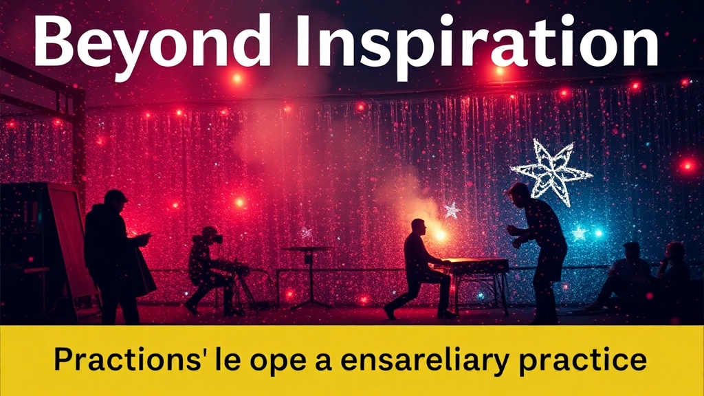 Beyond Inspiration: Practical Steps for a Sustainable Creative Practice