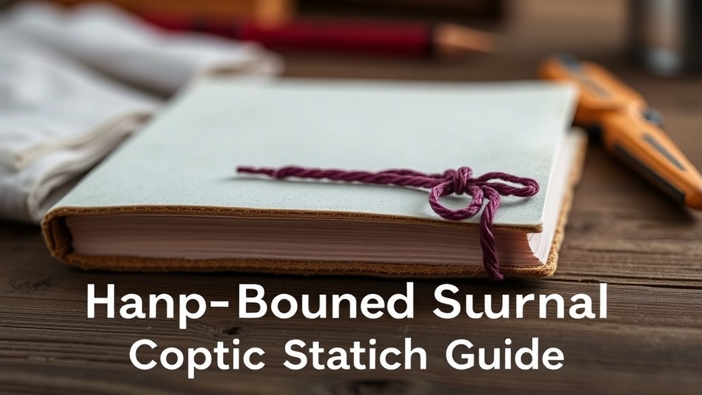 Crafting Your First Hand-Bound Journal: A Coptic Stitch Guide