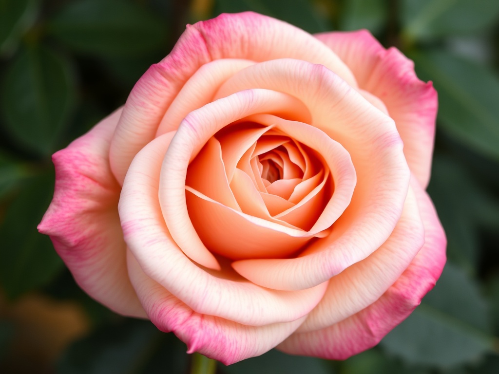 botanical reference of a rose showing petal layers and natural color gradients