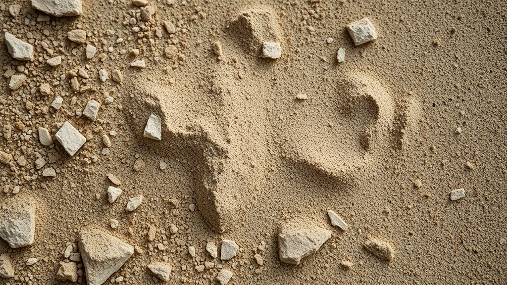 Mixing Textures with Found Sand and Gesso