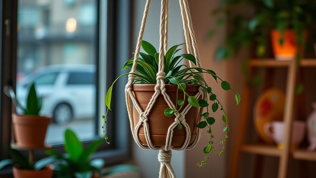 How to Make a Macramé Plant Hanger for Beginners