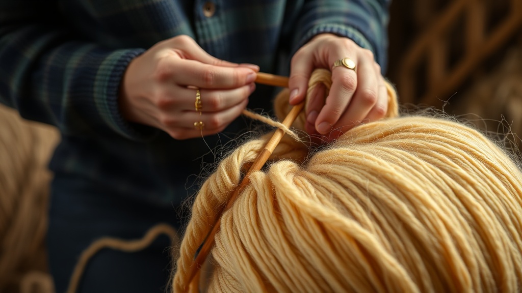 Making Hand-Spun Yarn from Raw Wool Fiber