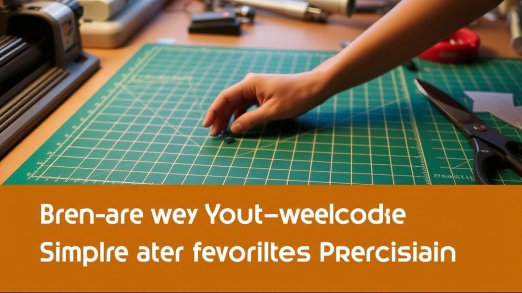 Revitalize Your Cutting Mat: Simple Steps for Lasting Precision