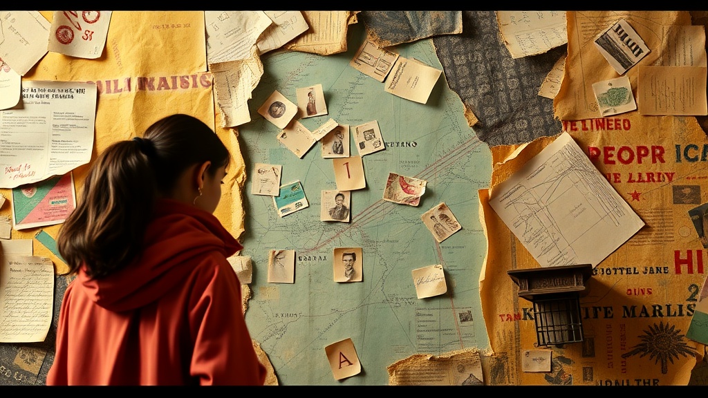 Building Depth with Mixed Media and Found Paper