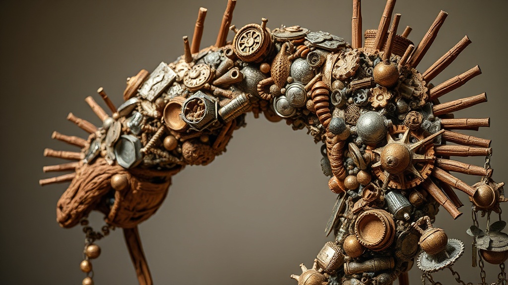 Exploring Texture Through Found Object Sculptures