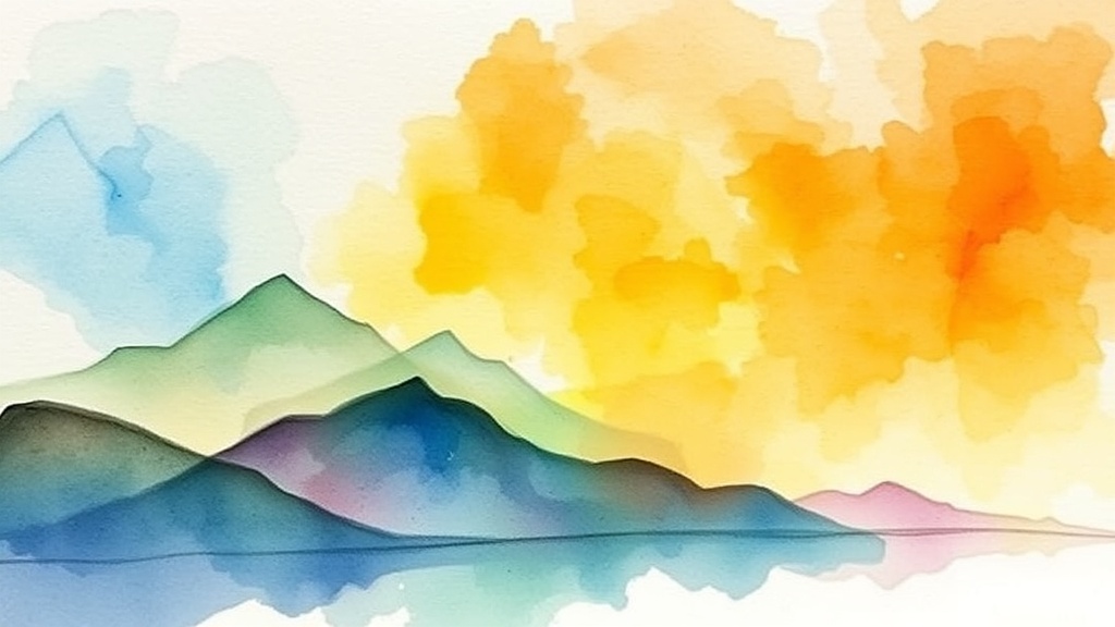 Master Wet-on-Wet Watercolor Techniques for Dreamy Landscapes