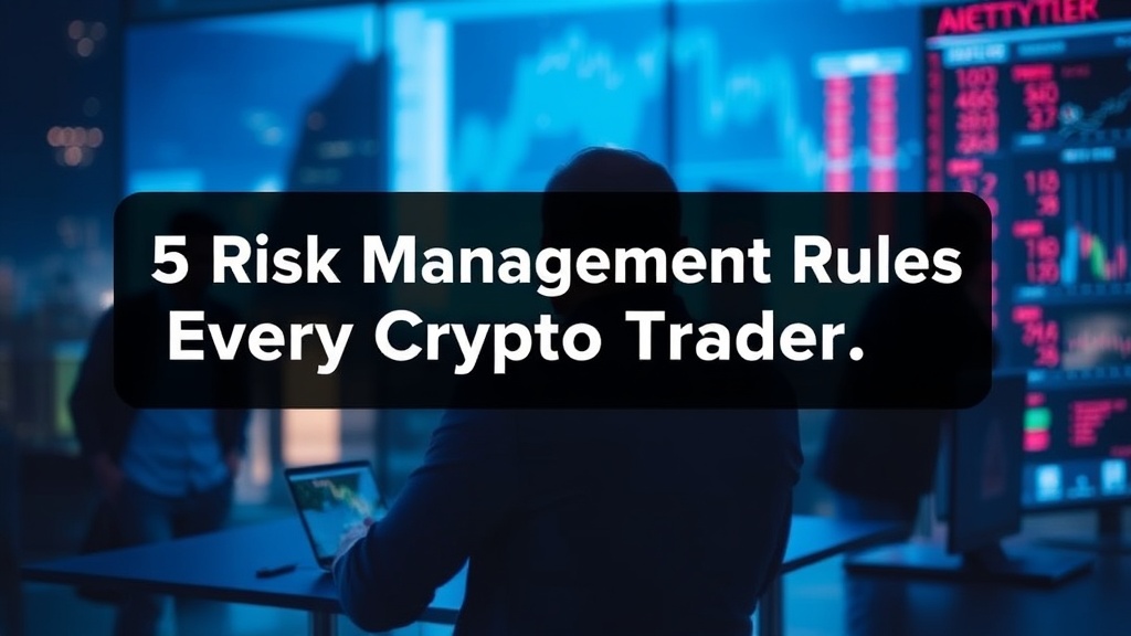 5 Risk Management Rules Every Crypto Trader Should Follow