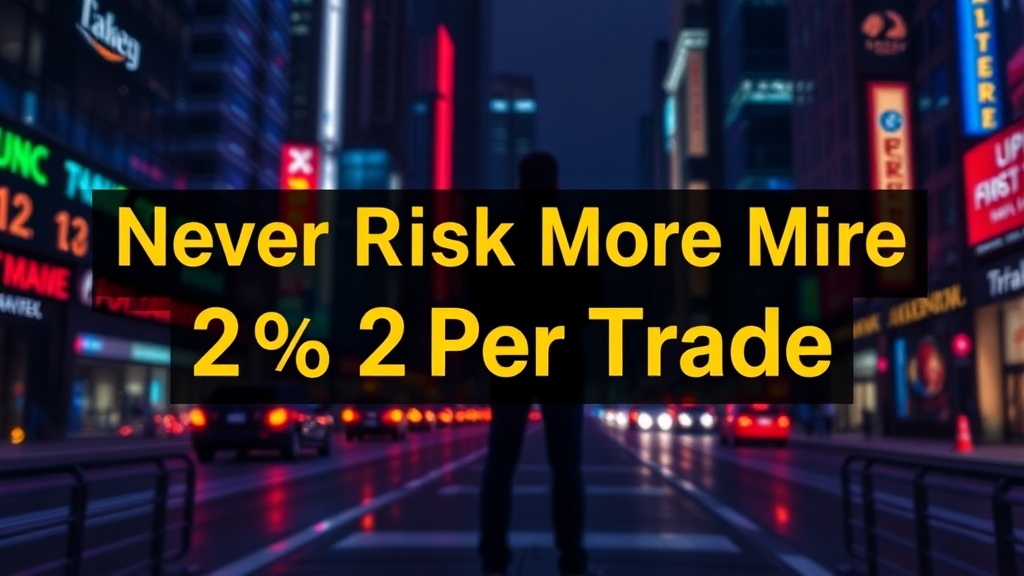 Never Risk More Than 2% Per Trade