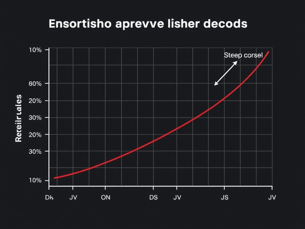 a mathematical chart showing exponential recovery required after losses with steep curves