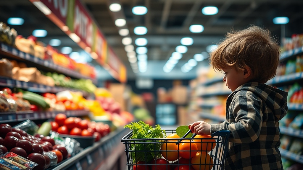 Smart Grocery Shopping with a Hungry Toddler
