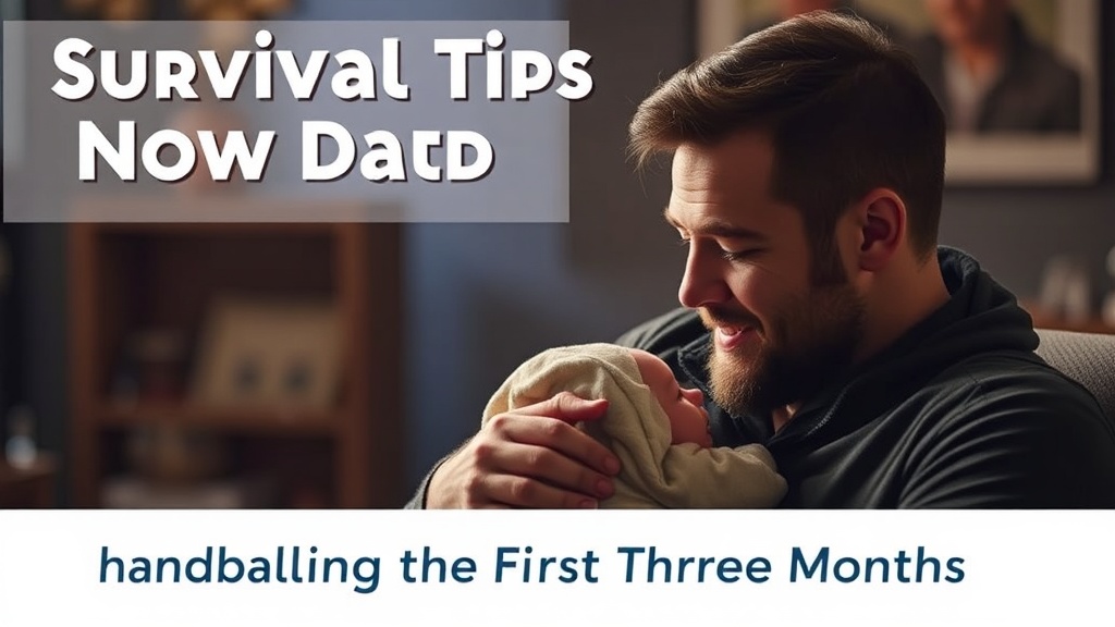 Survival Tips for New Dads: handling the First Three Months