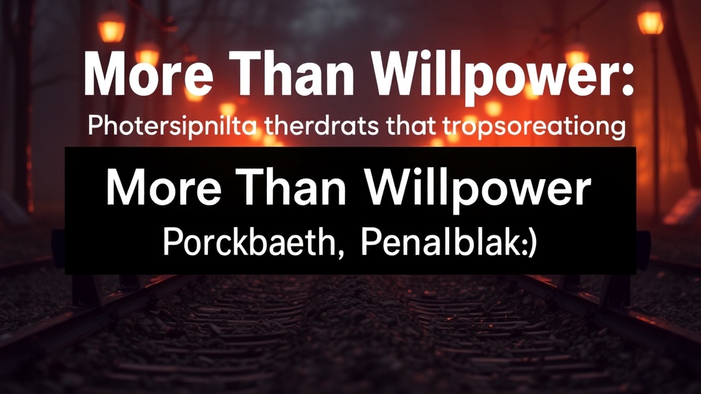 More Than Willpower: Practical Paths to Habit Integration