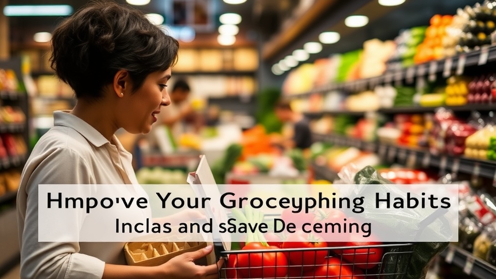 Ways to Improve Your Grocery Shopping Habits and Save Money