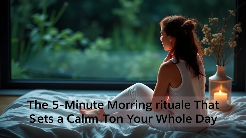 The 5-Minute Morning Ritual That Sets a Calm Tone for Your Whole Day
