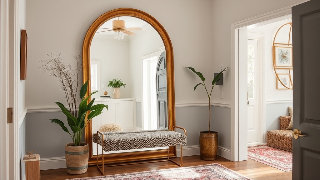 Elevate Your Entryway with a Statement Mirror Hack