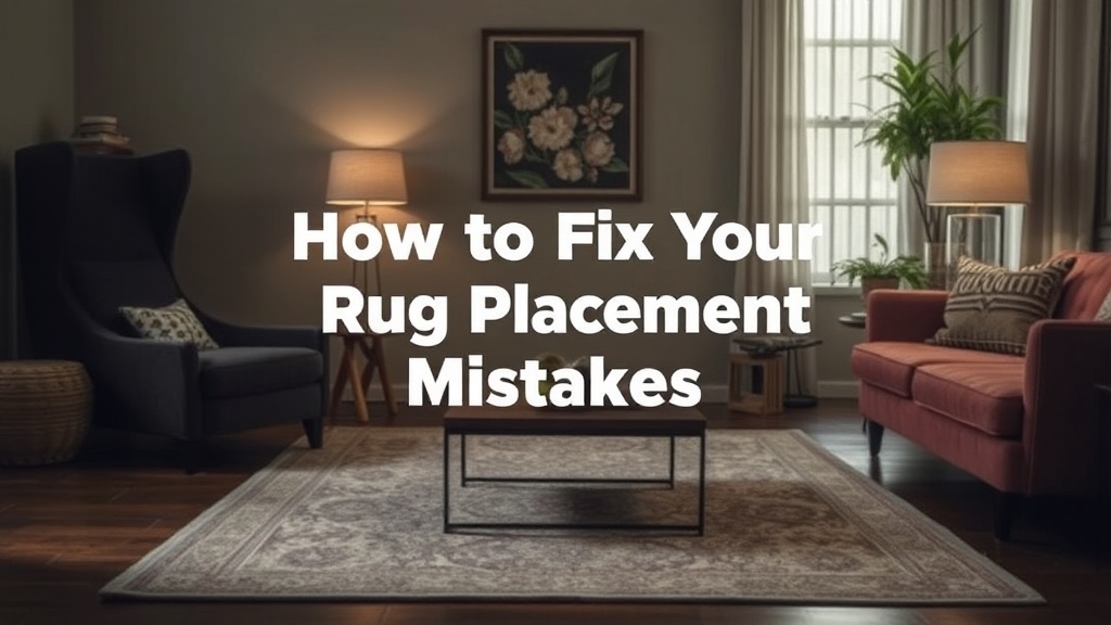 How to Fix Your Rug Placement Mistakes
