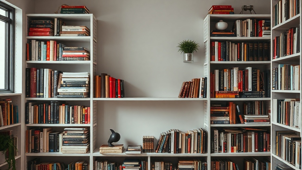 Why Your Bookshelves Look Messy and Unbalanced