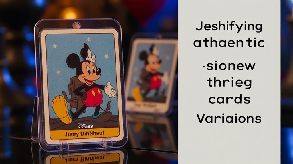 Identifying Authentic Disney Trading Card Variations