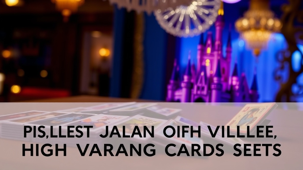 Smart Ways to Select High-Value Disney Trading Card Sets