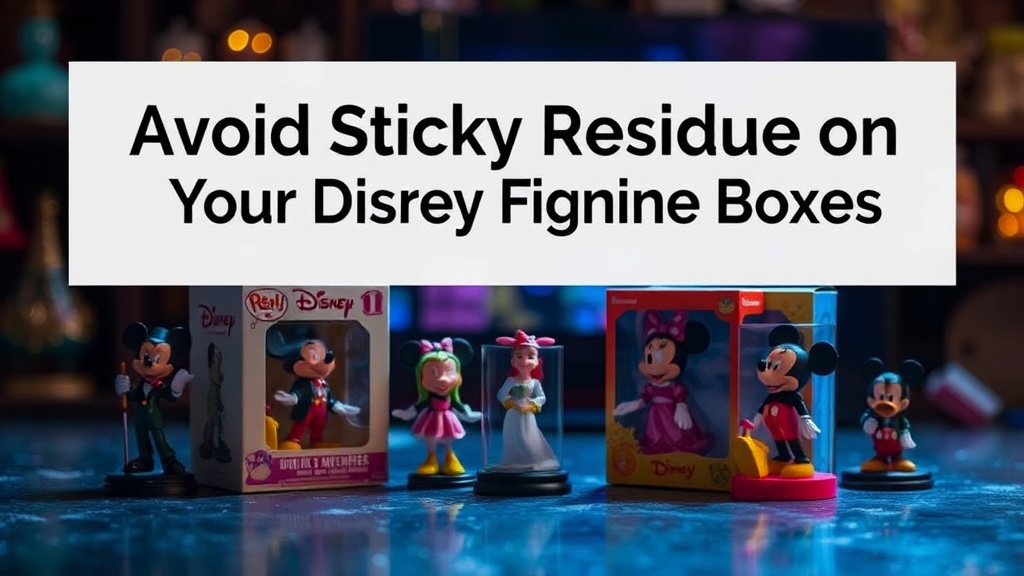 Avoid Sticky Residue on Your Disney Figurine Boxes