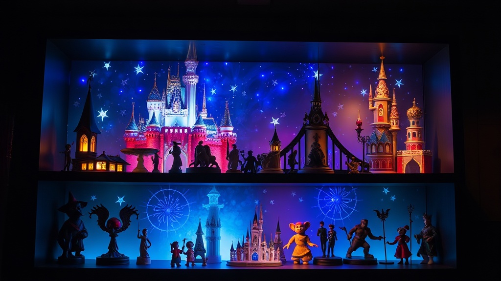 How to Create a Magical Disney Collectibles Display Shelf