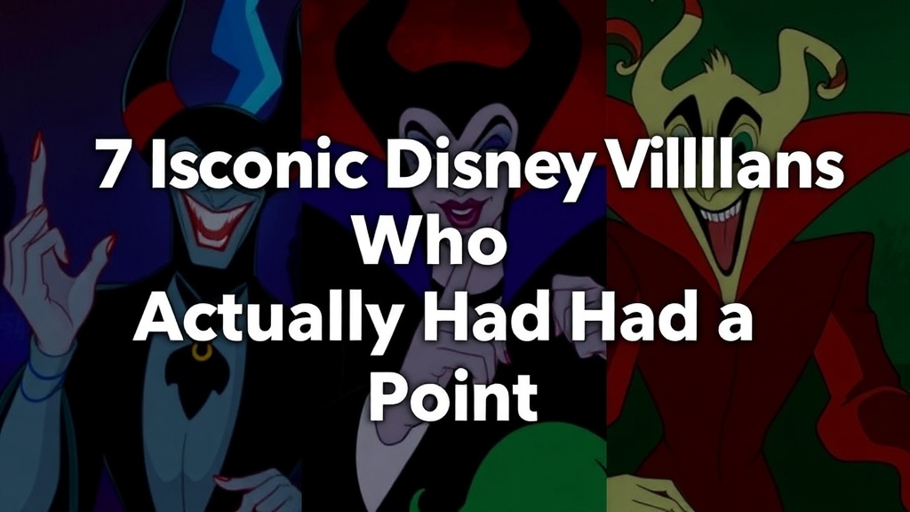 7 Iconic Disney Villains Who Actually Had a Point