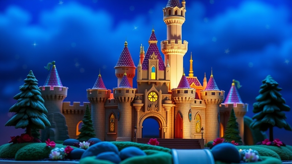 How to Build Your Own Enchanted Disney Castle Diorama