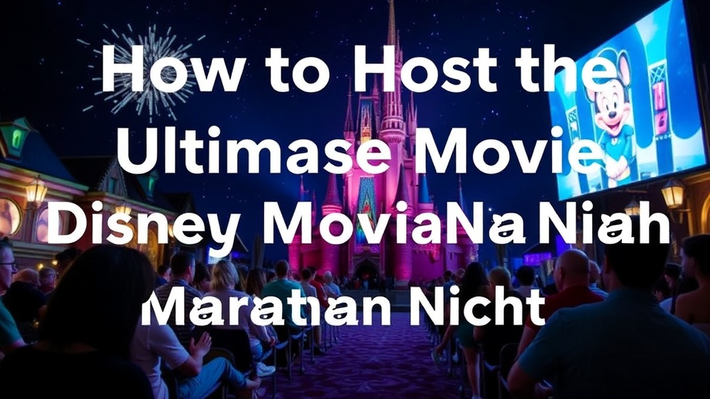 How to Host the Ultimate Disney Movie Marathon Night