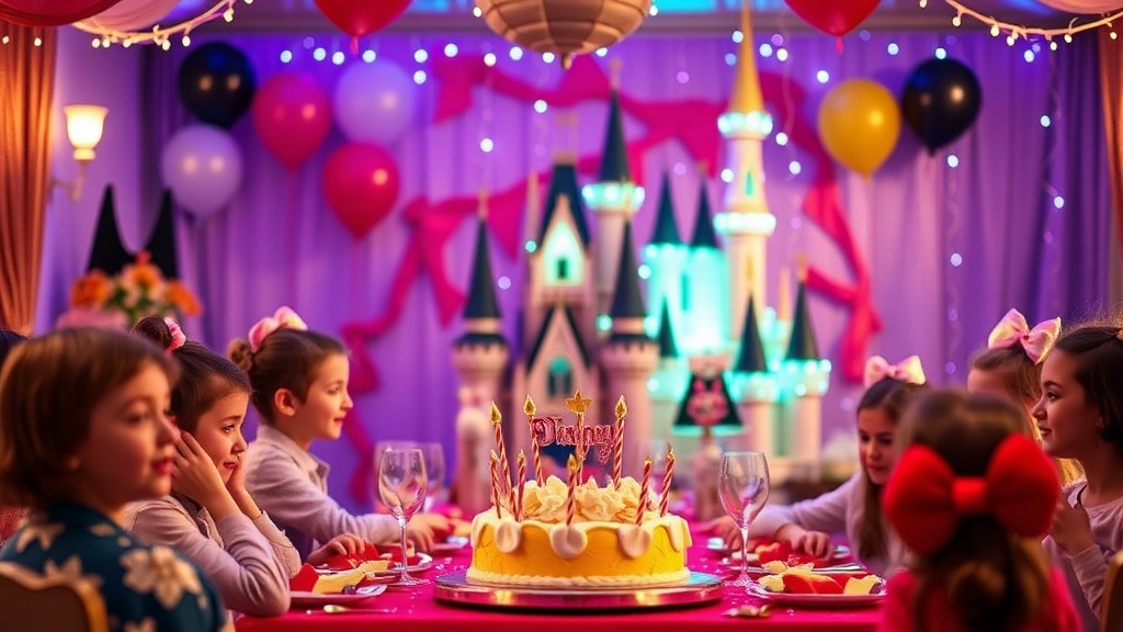 How to Plan a Disney Themed Birthday Party at Home