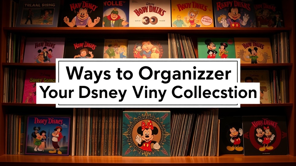 Ways to Organize Your Disney Vinyl Collection