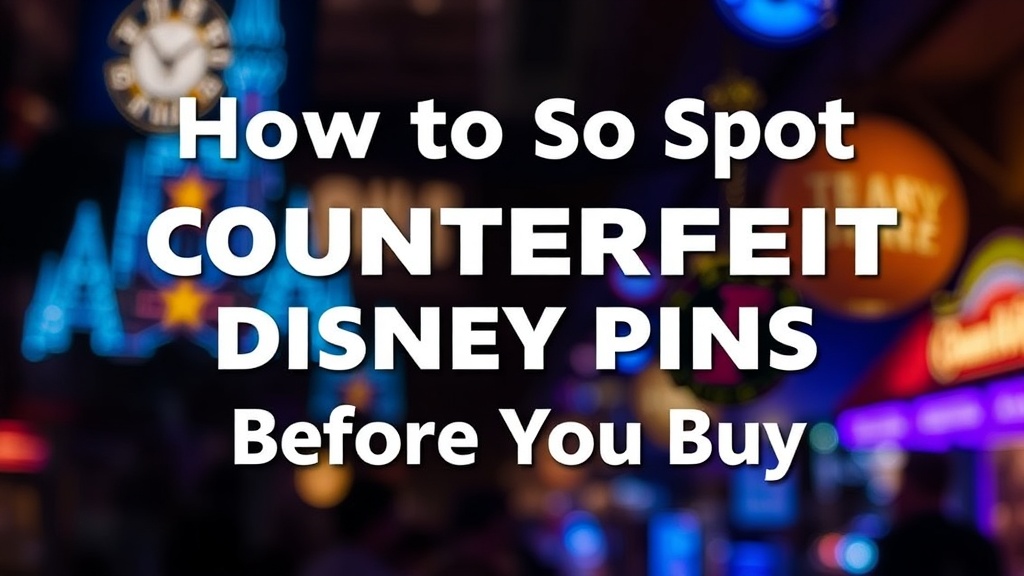 How to Spot Counterfeit Disney Pins Before You Buy