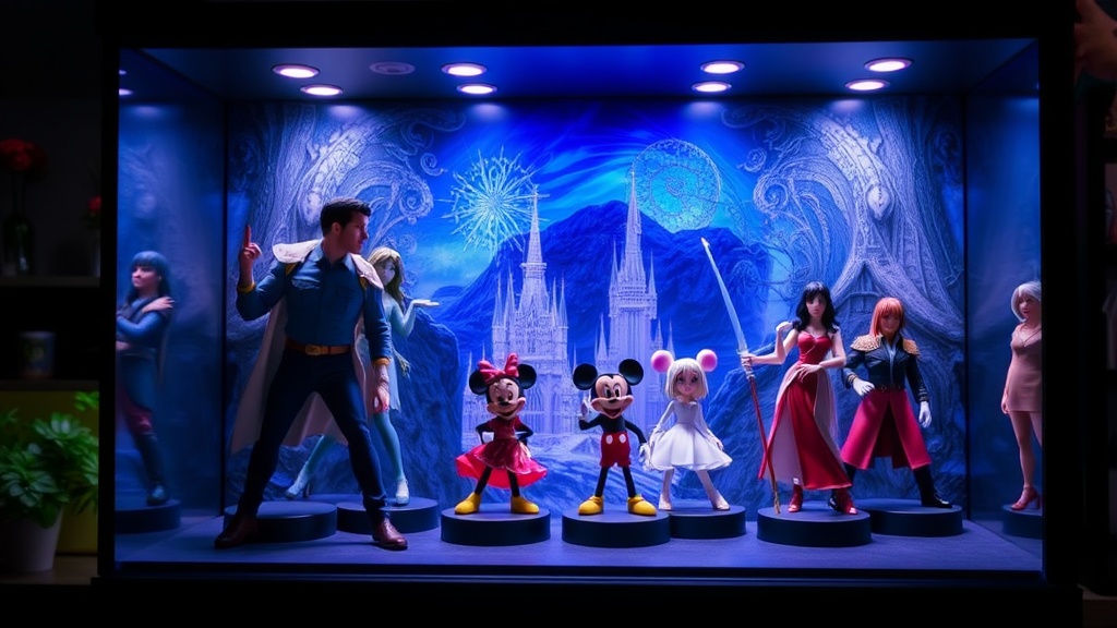 Setting Up a Professional Display Case for Disney Figures