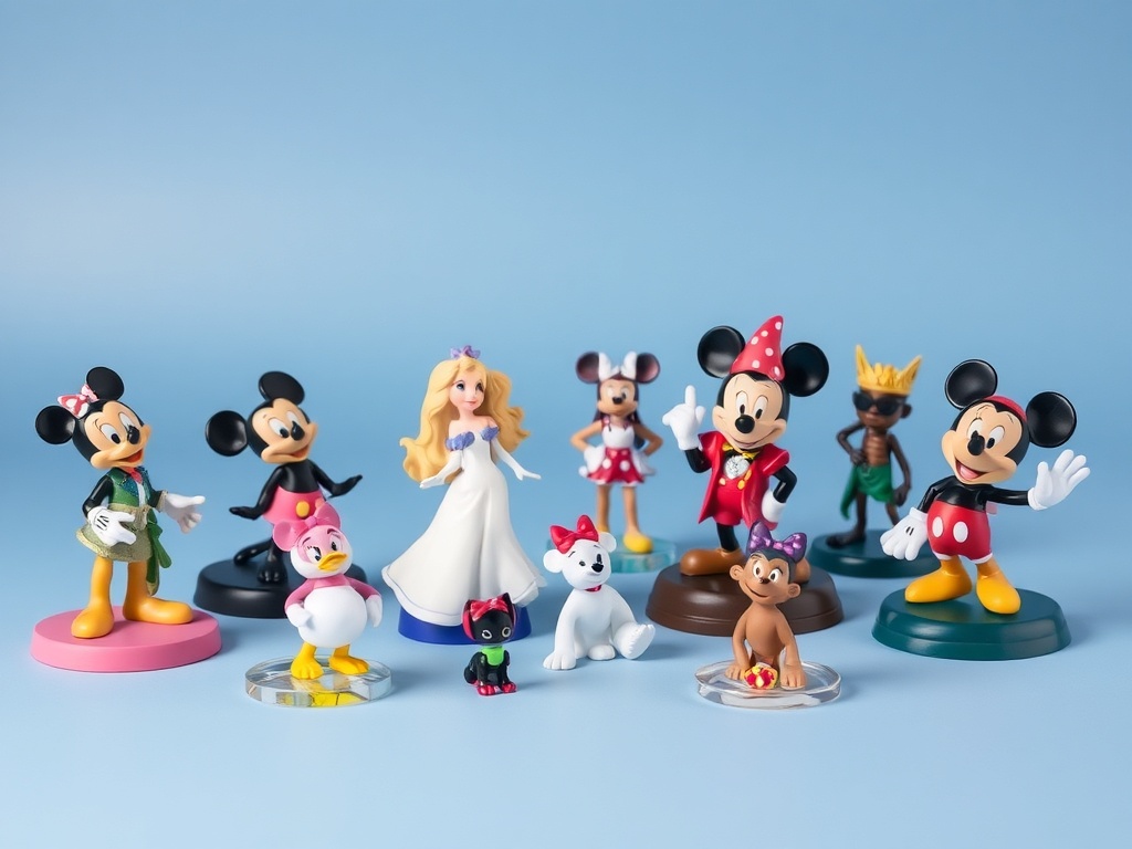 description of Disney figurines with a focus on limited edition pieces